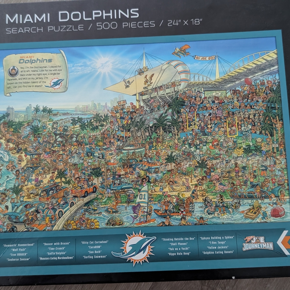 Miami Dolphins Search Puzzle - 500 Pieces